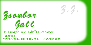 zsombor gall business card